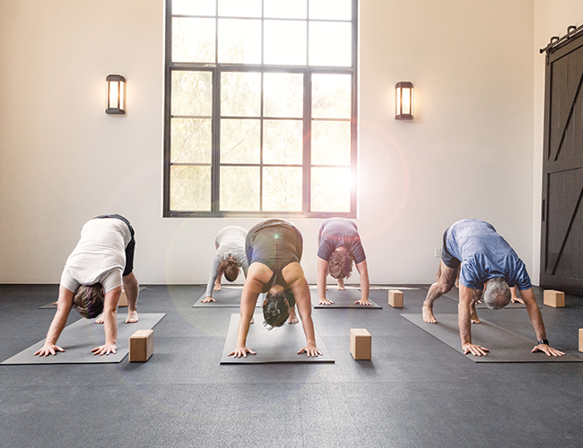 group yoga in Malibu