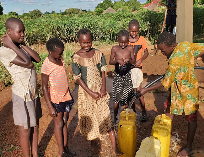 people and water