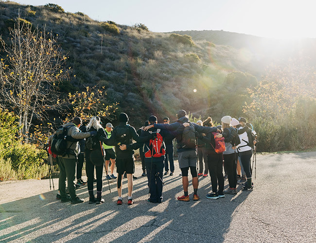 group huddle