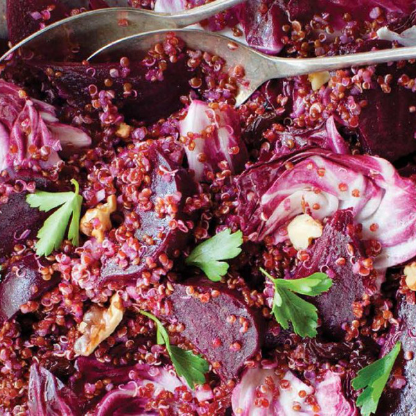 Red Quinoa with Beets & Radicchio