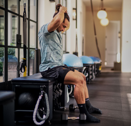 man working out