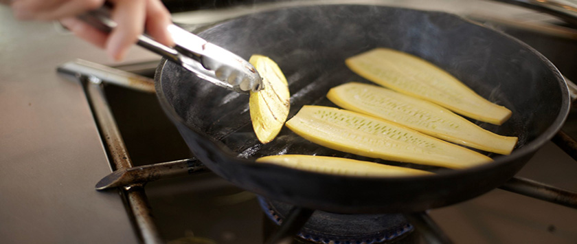 Cooking veggies