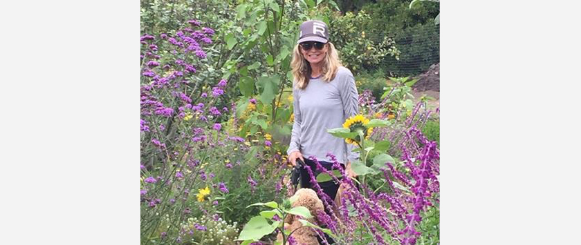 Sue in Garden