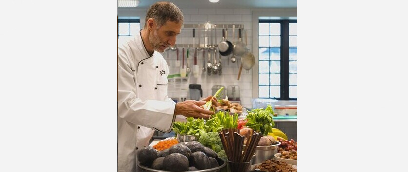 Chef Michael in the kitchen