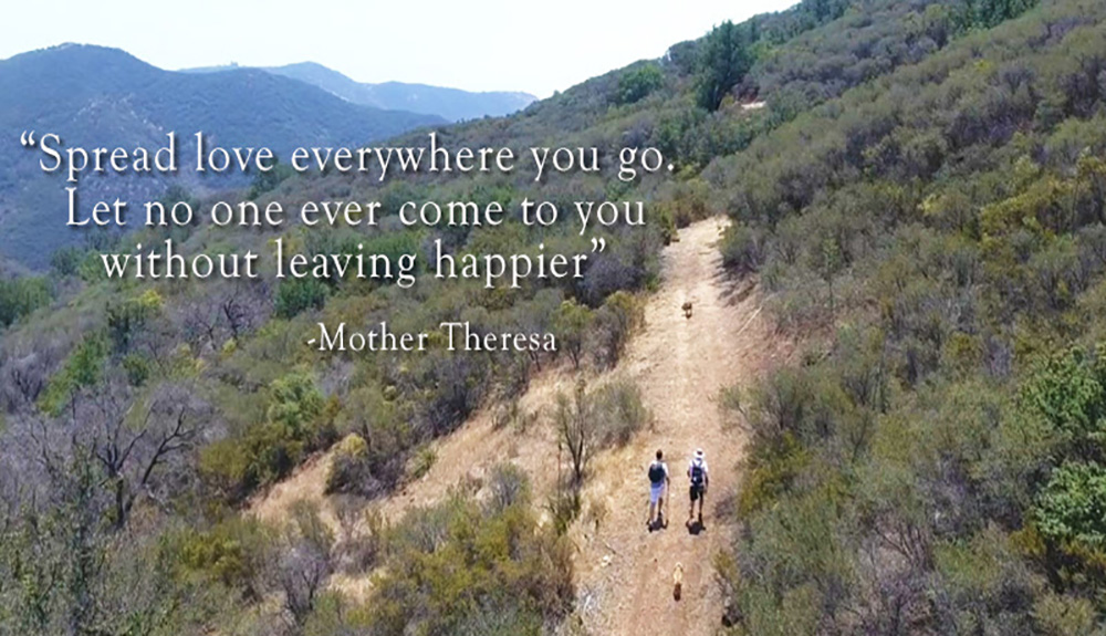 Spread love everywhere you go. Let no one ever come to you without leaving happier - Mother Theresa