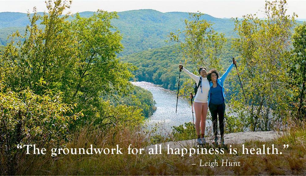 The groundwork for happiness is health - Leigh Hunt