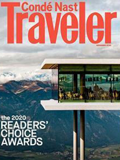 Conde Naste Traveler 2020 Readers Choice Award #1 Best Spa Resort in the U.S. and Around the World - November 2020