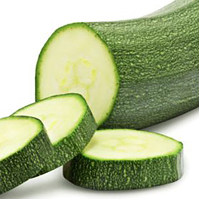 Zucchini up close